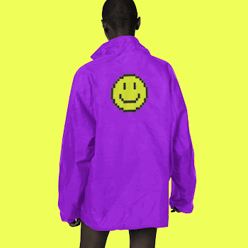 Jacket mockup, purple retro outerwear | Free Photo - rawpixel