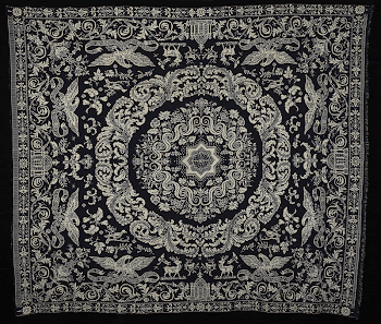 jacquard woven; blue and white; | Free Photo - rawpixel