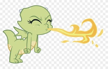 Jade Breathing Fire By Queencold On Deviantart - Baby Dragon With Fire