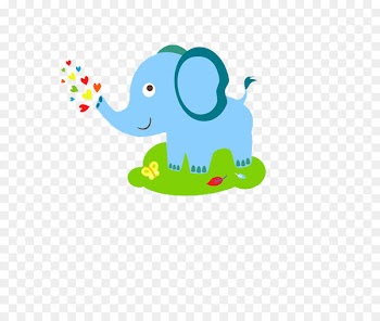 Jade Elephant Drawing - Elephant blowing bubbles 