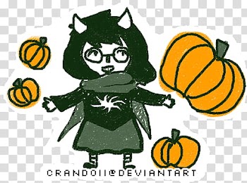 Jade Harley pumpkin scribble transparent background PNG clipart