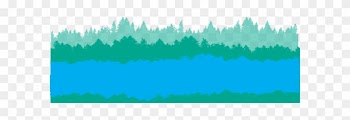 Jagged River Clip Art At Clker - Tree Line Vector Free