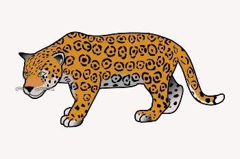 Jaguar tiger clipart, animal illustration. | Free Photo - rawpixel