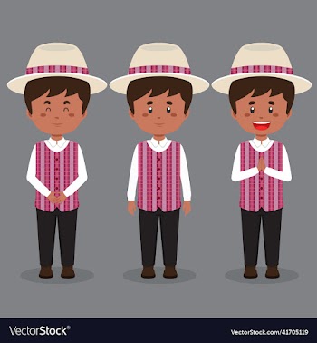 jamaica character with various expression