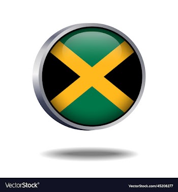 jamaica flag button