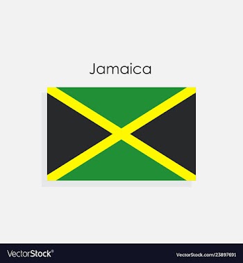  					Jamaica flag vector image														