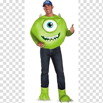 James P. Sullivan Mike Wazowski Halloween costume Monsters, Inc., mike wazowsk transparent background PNG clipart