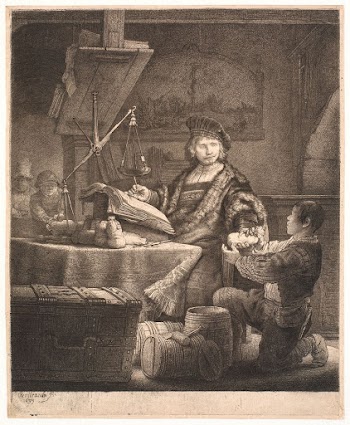 Jan Uytenbogaert, "The Goldweigher" | Free Photo - rawpixel