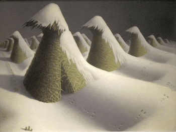 January (1940) by Grant Wood. | Free Photo - rawpixel