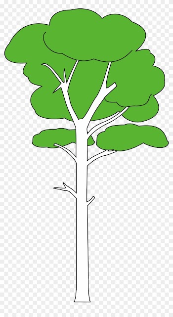 January Tree Cliparts - Clip Art Tall Tree