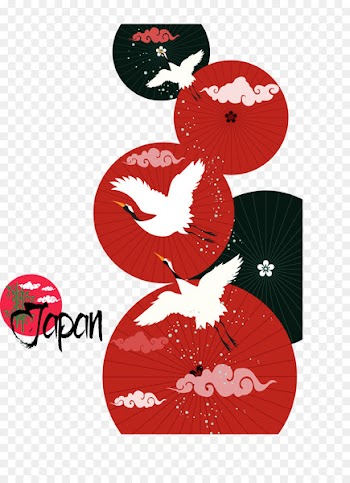 Japan Adobe Illustrator Icon - Traditional Japanese umbrella 