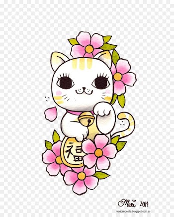 Japan Cat Maneki-neko Luck - Maneki Neko PNG Clipart 