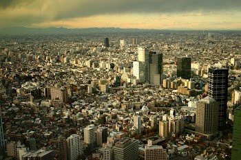 Japan City From Above