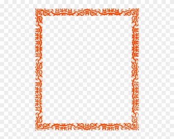 Japan Clipart Border - Borders And Frames Red