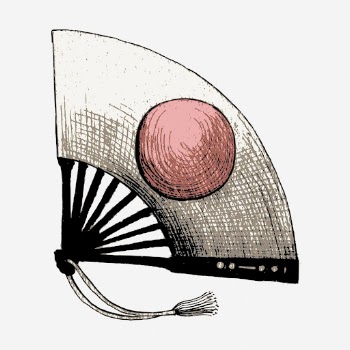 Japan flag fan, object illustration. | Free Photo - rawpixel