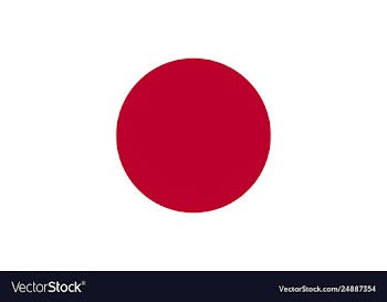 Japan flag isolate web print vector image
