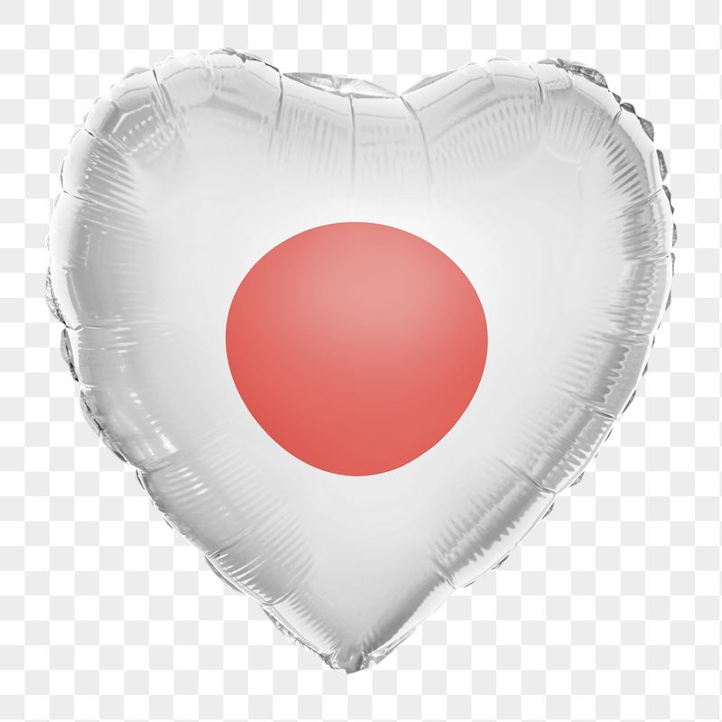 Japan flag png balloon on transparent | Free PNG - rawpixel