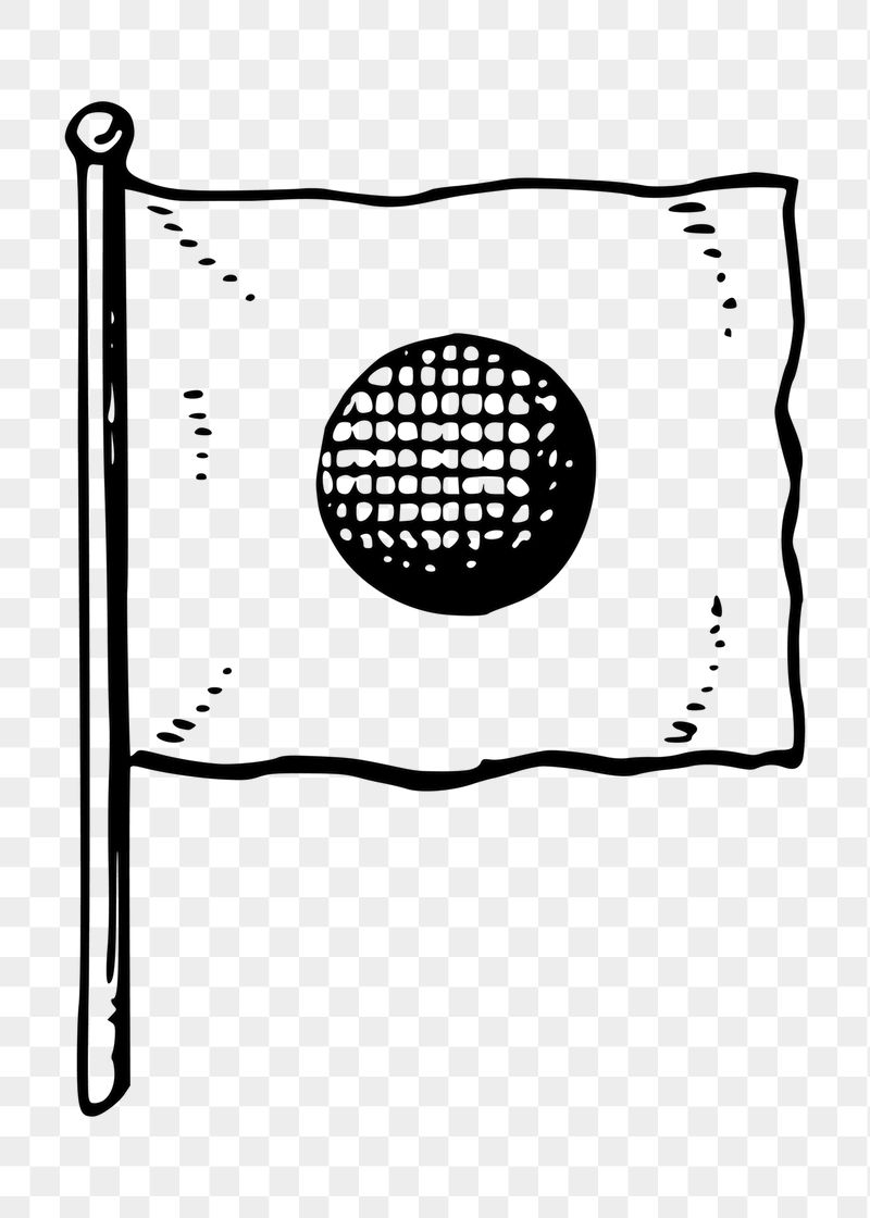 Japan flag png sticker black | Free PNG - rawpixel