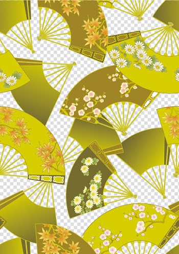 Japan Gold , Vintage Japanese folding golden background transparent background PNG clipart