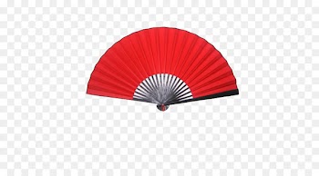 Japan Hand fan Silk Wangxingji Paper - Japanese Red Fan 