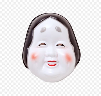 Japan Huangqiaozhen Mask Photography - Japanese doll mask element 