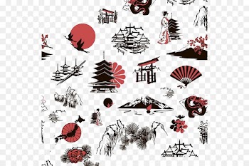 Japan Stock illustration Royalty-free Clip art - Japanese element vector 