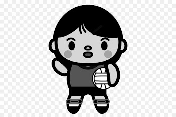 Japan women's national volleyball team Black and white Drawing Monochrome painting - volleyball 