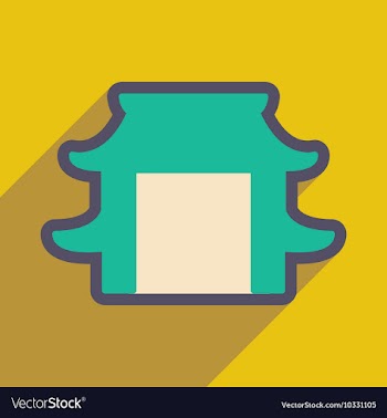 Japanese arch vector image