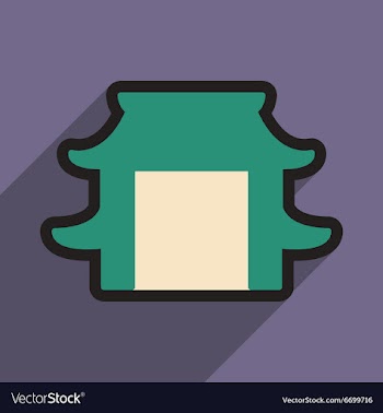 Japanese arch vector image