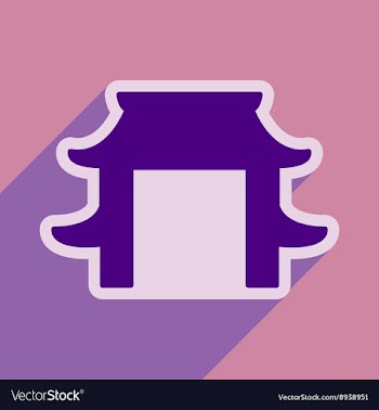 Japanese arch vector image