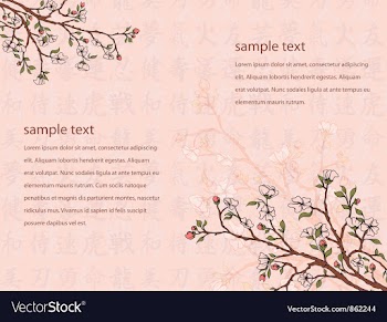 Japanese background vector image