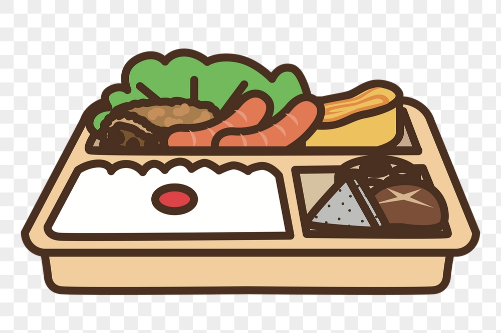 Japanese bento png sticker, Asian | Free PNG - rawpixel