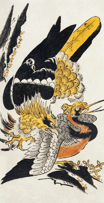 Japanese birds (18th century) vintage | Free Photo Illustration - rawpixel
