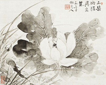 Japanese blooming lotus (19th century) | Free Photo Illustration - rawpixel