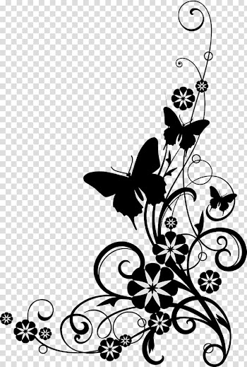 Japanese Border Designs , flower Pattern transparent background PNG clipart