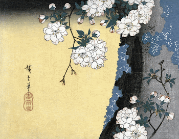 Japanese cherry blossoms (1837) vintage | Free Photo Illustration - rawpixel