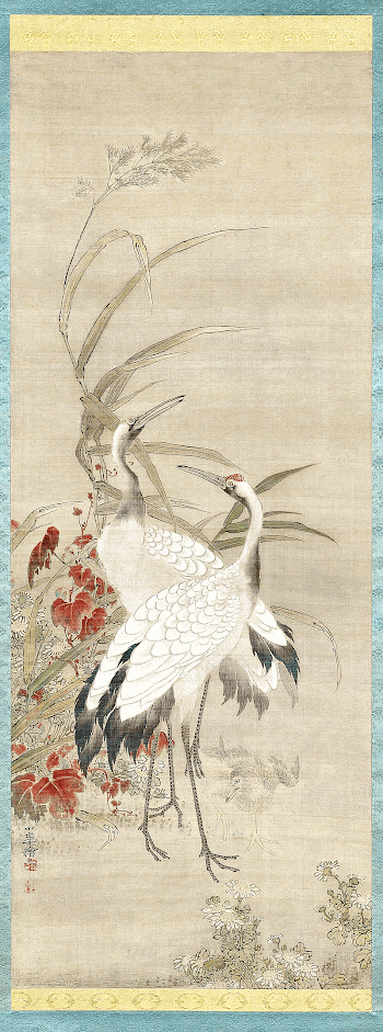 Japanese cranes (1835 - 1887) | Free Photo Illustration - rawpixel