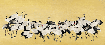 Japanese cranes (18th century) vintage | Free Photo Illustration - rawpixel
