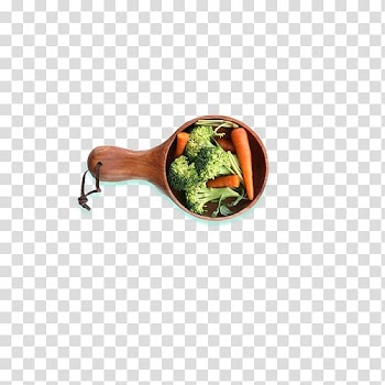 Japanese Cuisine Bowl Kitchen utensil Tableware, Vegetables in the wooden spoon transparent background PNG clipart