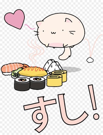 Japanese Cuisine, Sushi, Cartoon, Line Art PNG