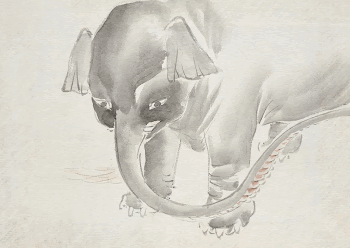Japanese elephant (1797&ndash;1858 ) vintage | Free Photo Illustration - rawpixel