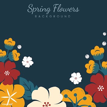Japanese flowers frame | Free stock vector - 553106