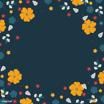 Japanese flowers frame | Free stock vector - 553126