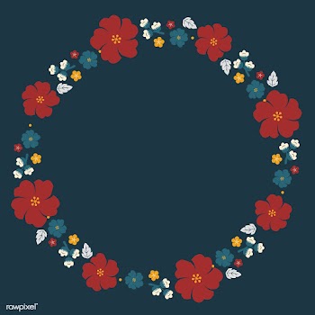 Japanese flowers frame | Free stock vector - 553132