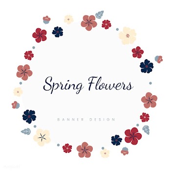 Japanese flowers frame | Free stock vector - 553147
