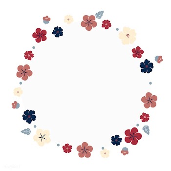 Japanese flowers frame | Free stock vector - 553167