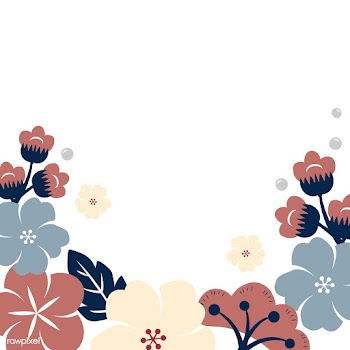 Japanese flowers frame | Free stock vector - 553184