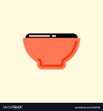 Japanese food miso soup vector image