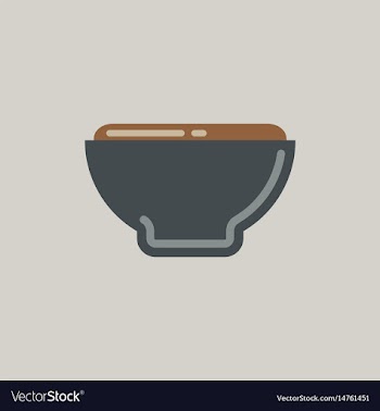 Japanese food miso soup vector image