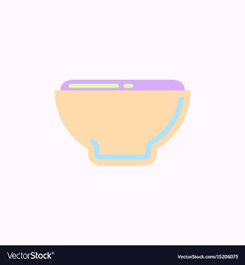 Japanese food miso soup vector image